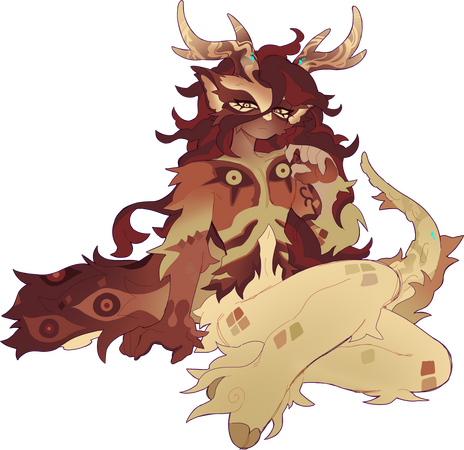 fullbody with binary sketch lines and flat coloring. This is an example of a complex design. Proposed price: $70